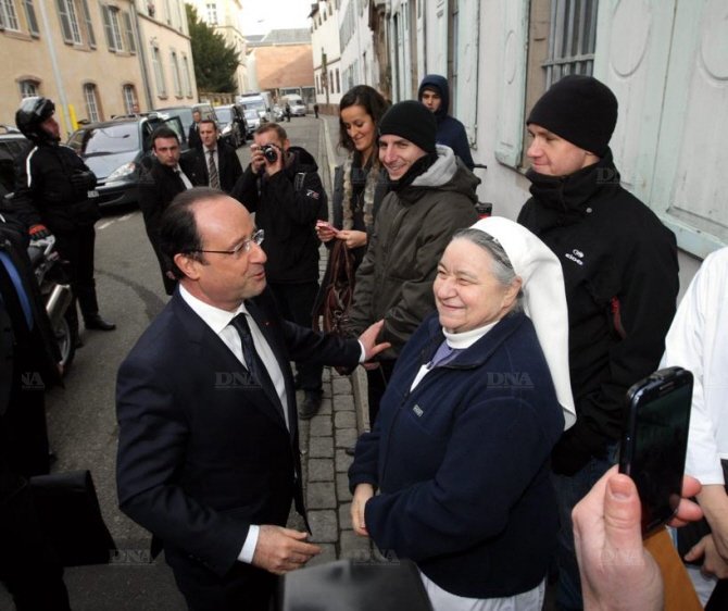 Rencontre des Diaconesses avec le Président François Hollande