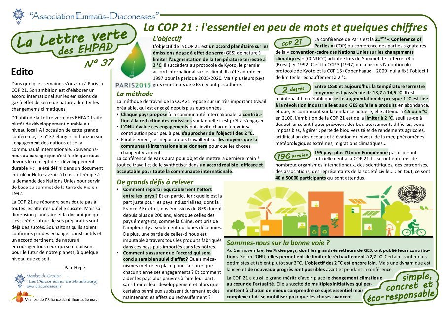 La COP 21