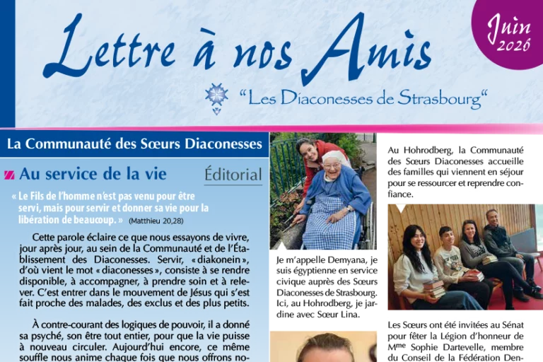 Lettre à nos amis 2026
