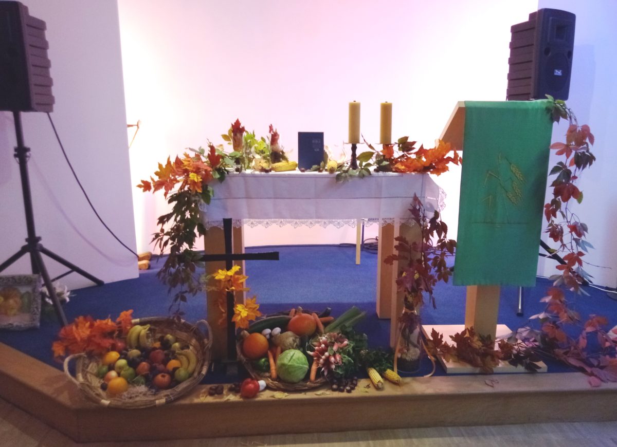 Photo de l'autel culte des récoltes