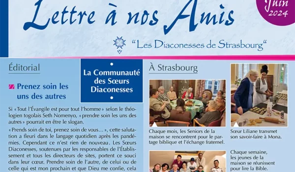 Lettre à nos amis 2024