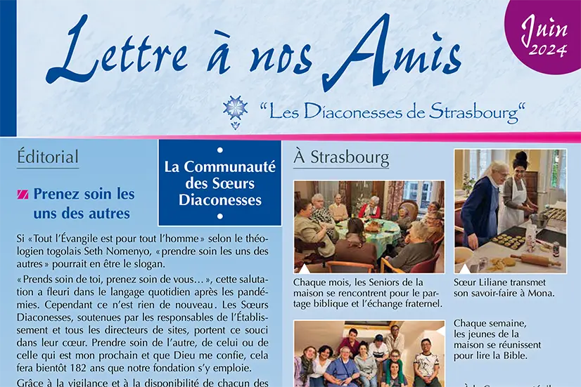 Lettre à nos amis 2024