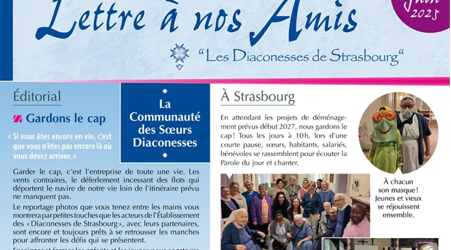 Lettre aux amis juin 2025