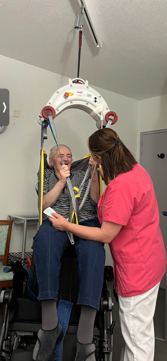 Photo d'un transfert de patient
