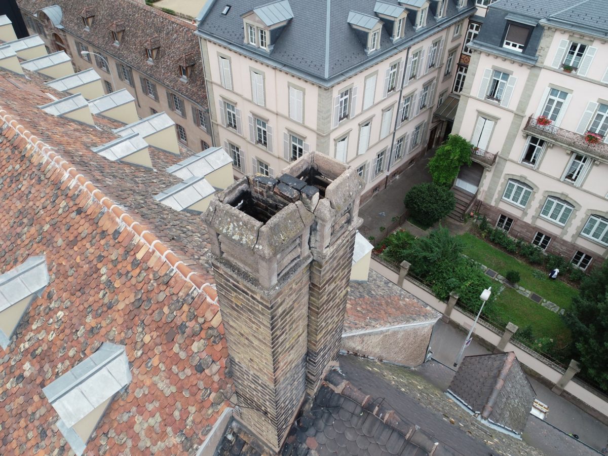 Rénovation du toit de la chapelle des Diaconesses